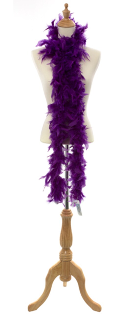 John Bead 2yds Chandelle Turkey Flat Boa Feathers, 40g/60g/80g